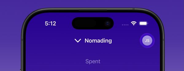 Spending tracker NomadExpenses